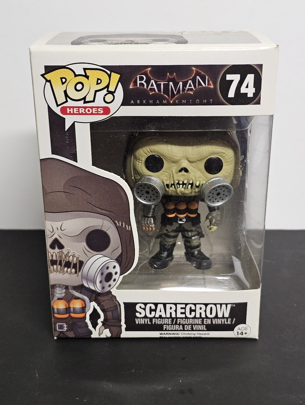 Funko Pop Batman Arkham Knight Scarecrow 74 Vaulted Figure New In Box